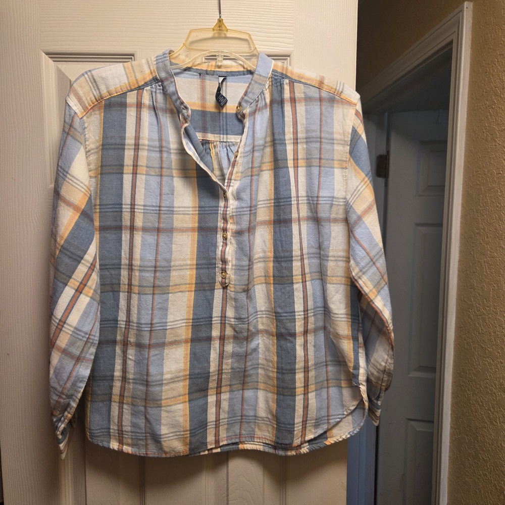 Chaps Multicolor Plaid Shirt